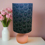 Custom Lamp Shade only - Charcoal Buds
