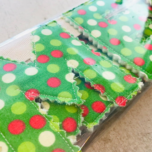 Handmade Fabric Merry Christmas Bunting