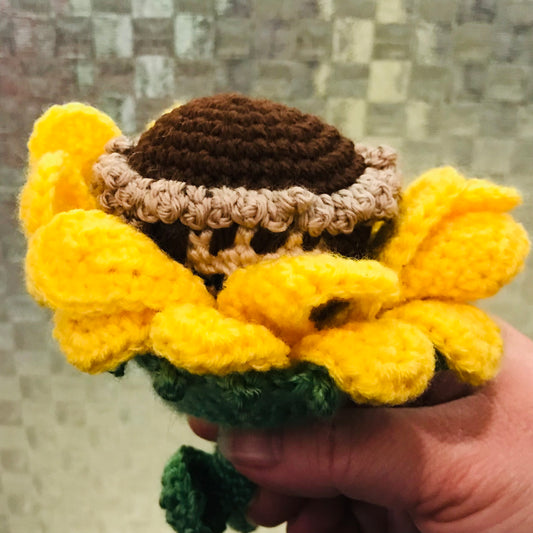 Crochet Hiding Fairy Flower