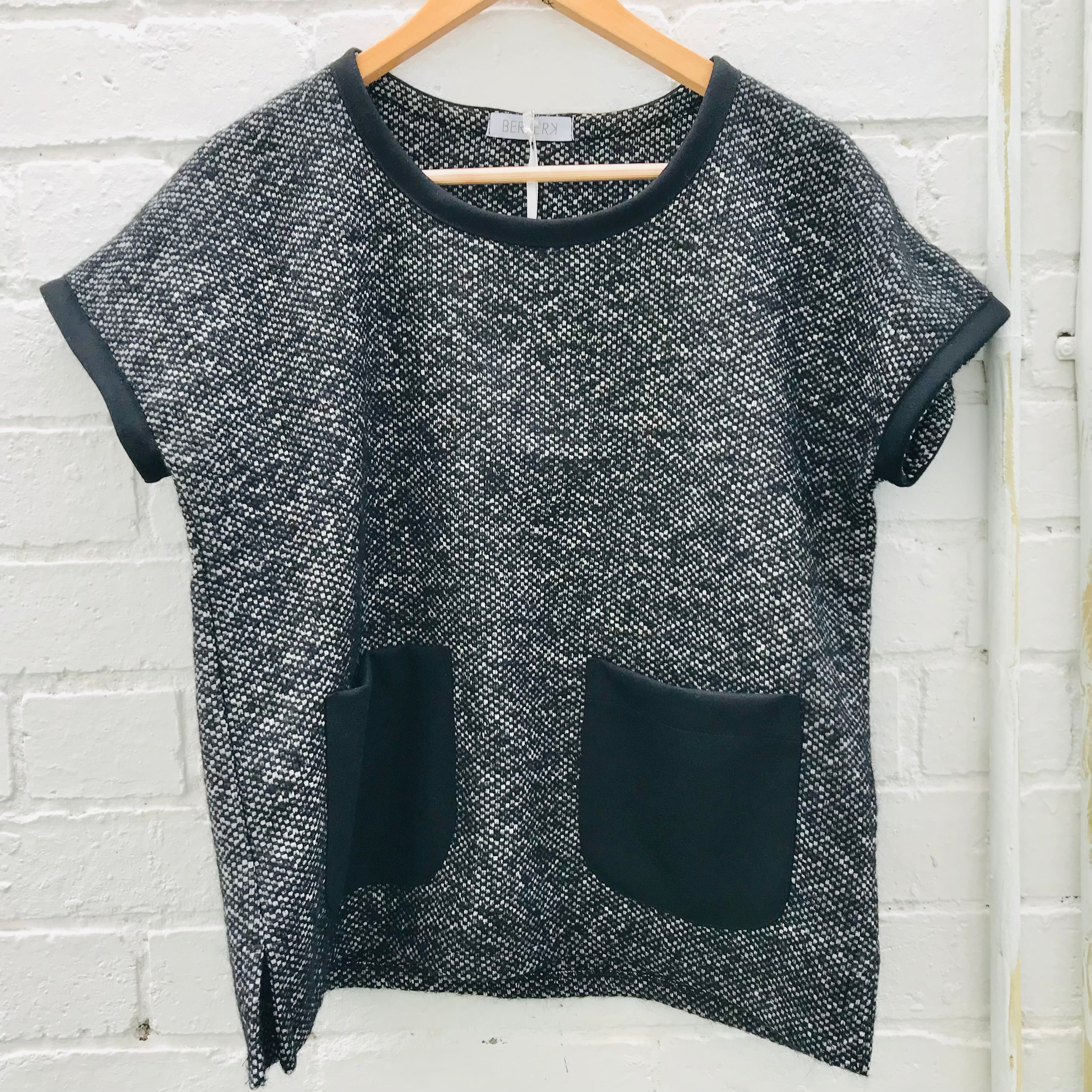 Women's Handmade Rider Vest - Black Marle