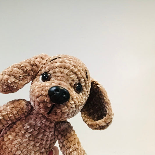 Puppy Dog - Small Dark Tan