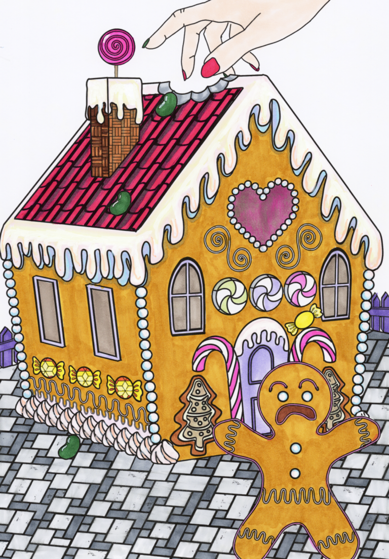 Adult Colouring Book - Crappy Christmas