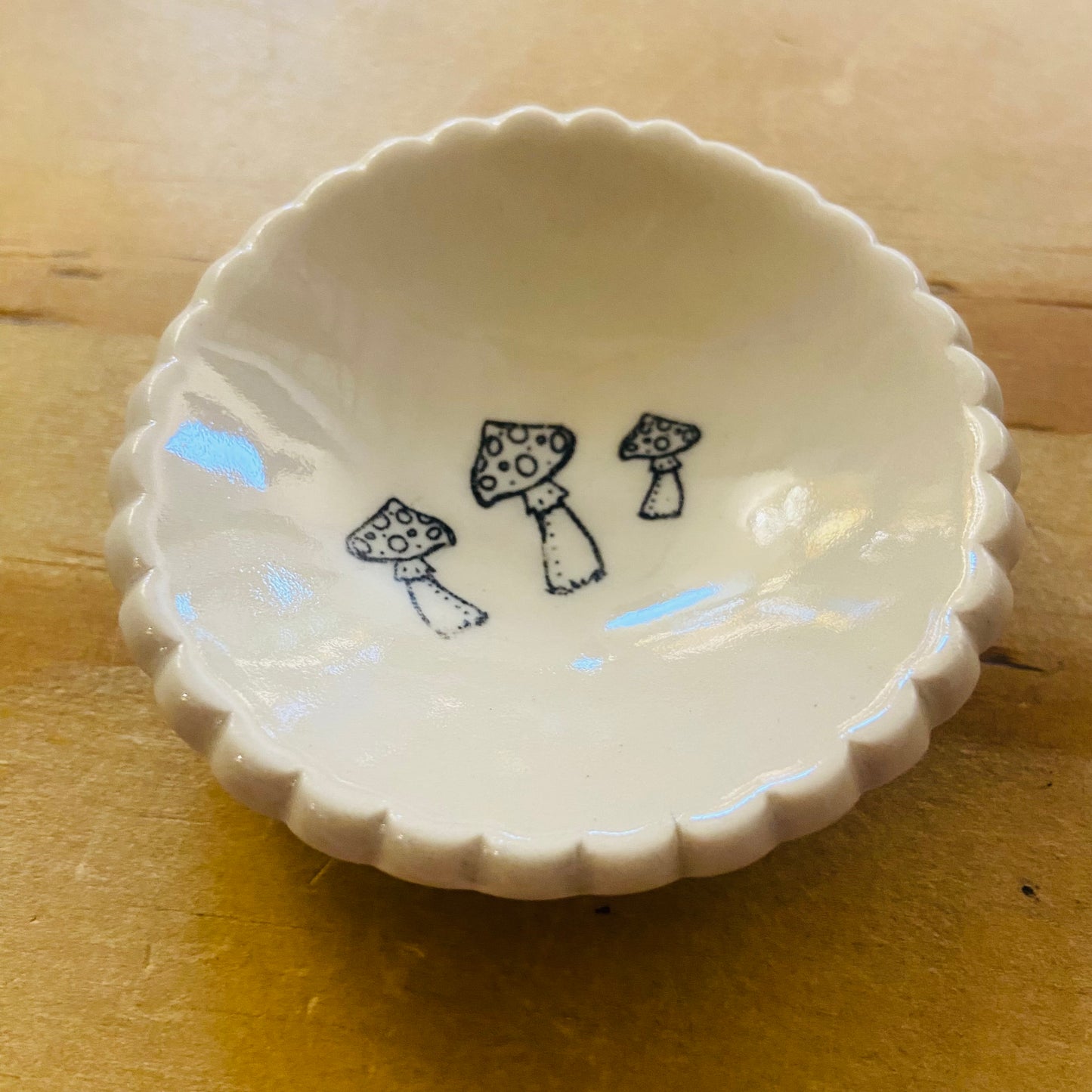 Handthrown Pottery Round Small Bowls & Trinket Dishes - Patterned & Coloured