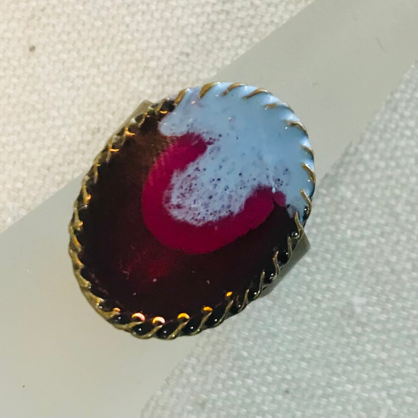 Mixed Metal & Resin adjustable rings