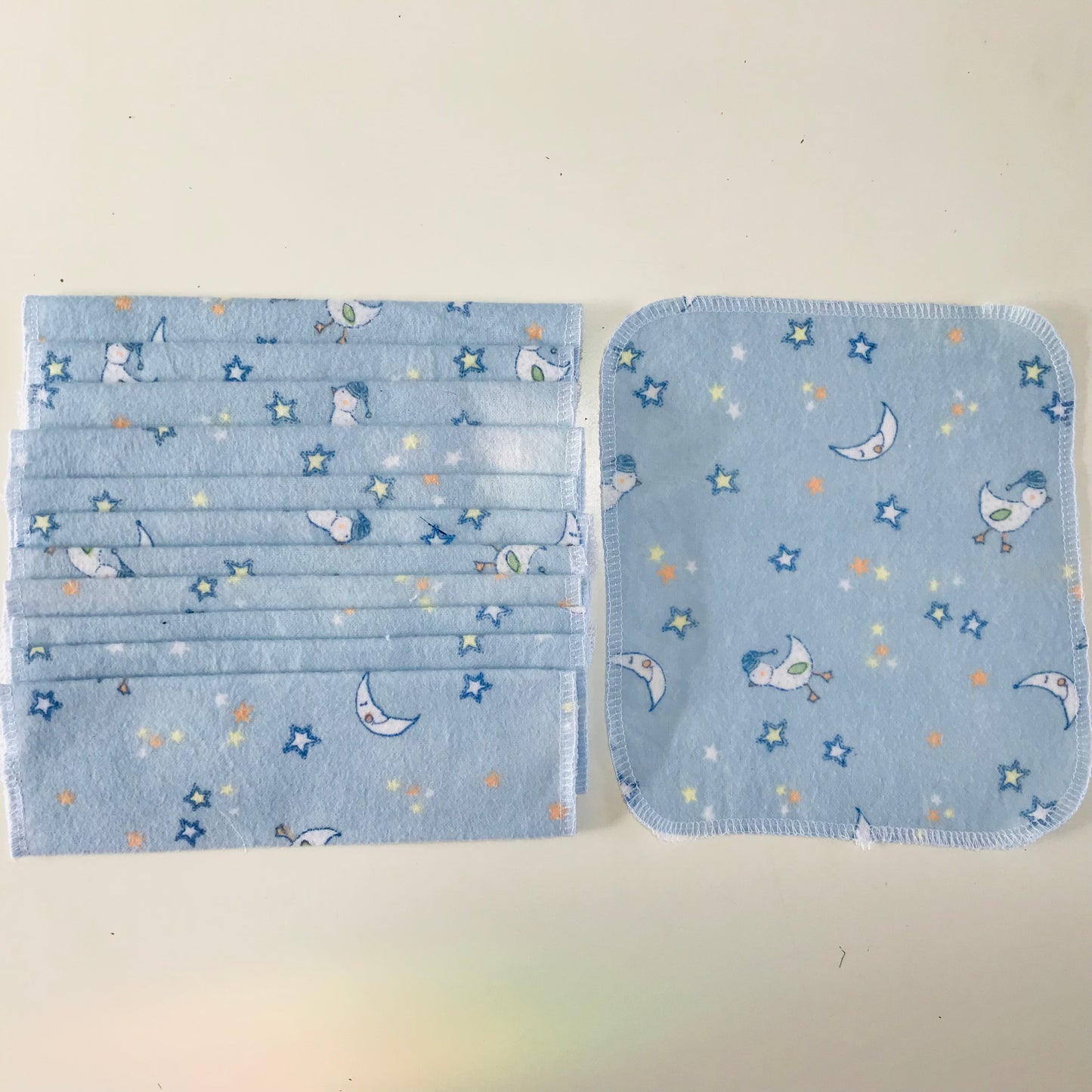 No Waste Reusable Baby Wipes  - pack of 12
