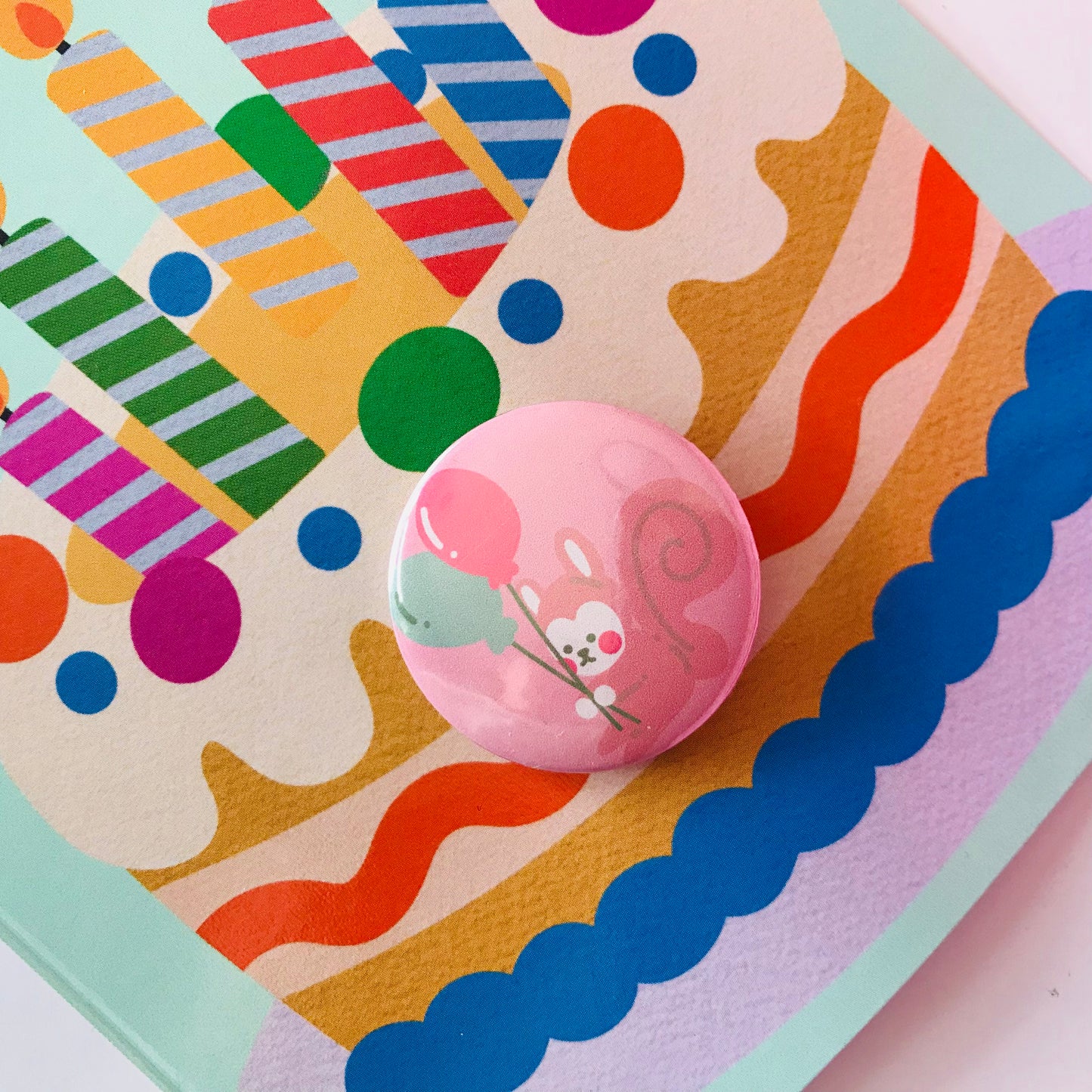 Badge Pin Birthday Cards