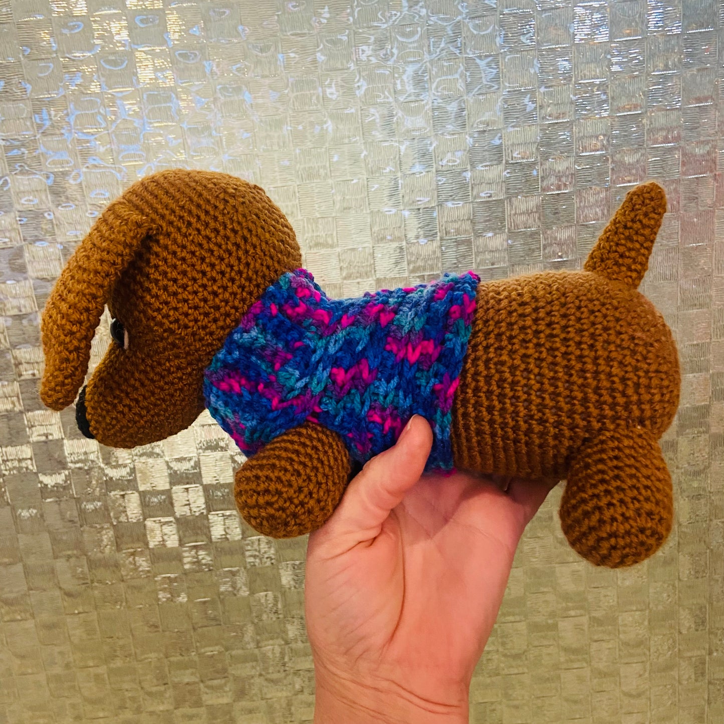 Dachshund Crochet Toy