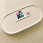 Alcohol Ink Detail Porcelain Oval Tray