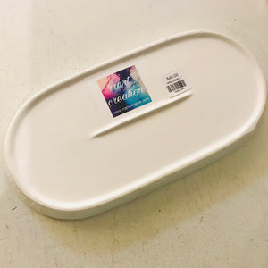 Alcohol Ink Detail Porcelain Oval Tray