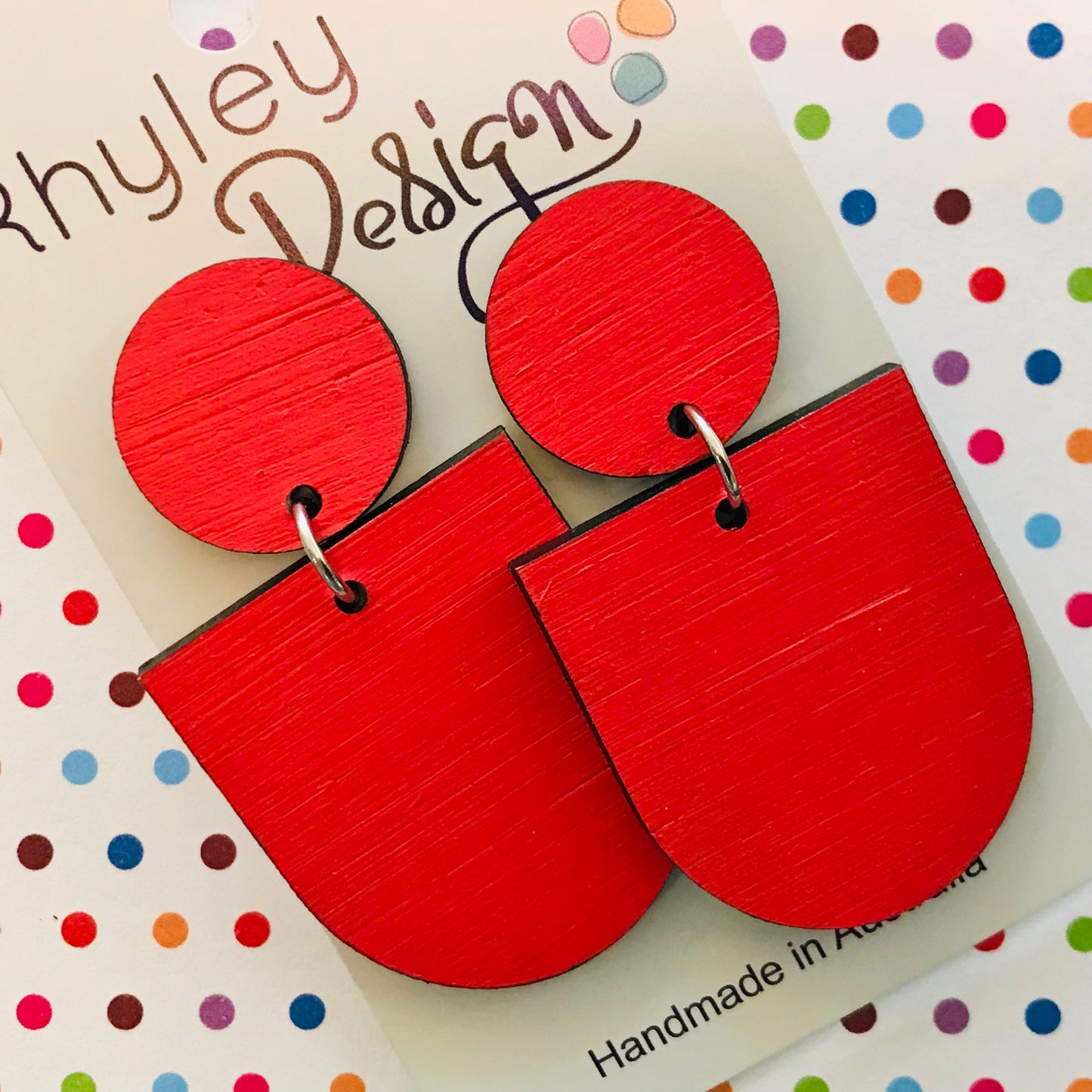 Twin Drop Statement Earrings