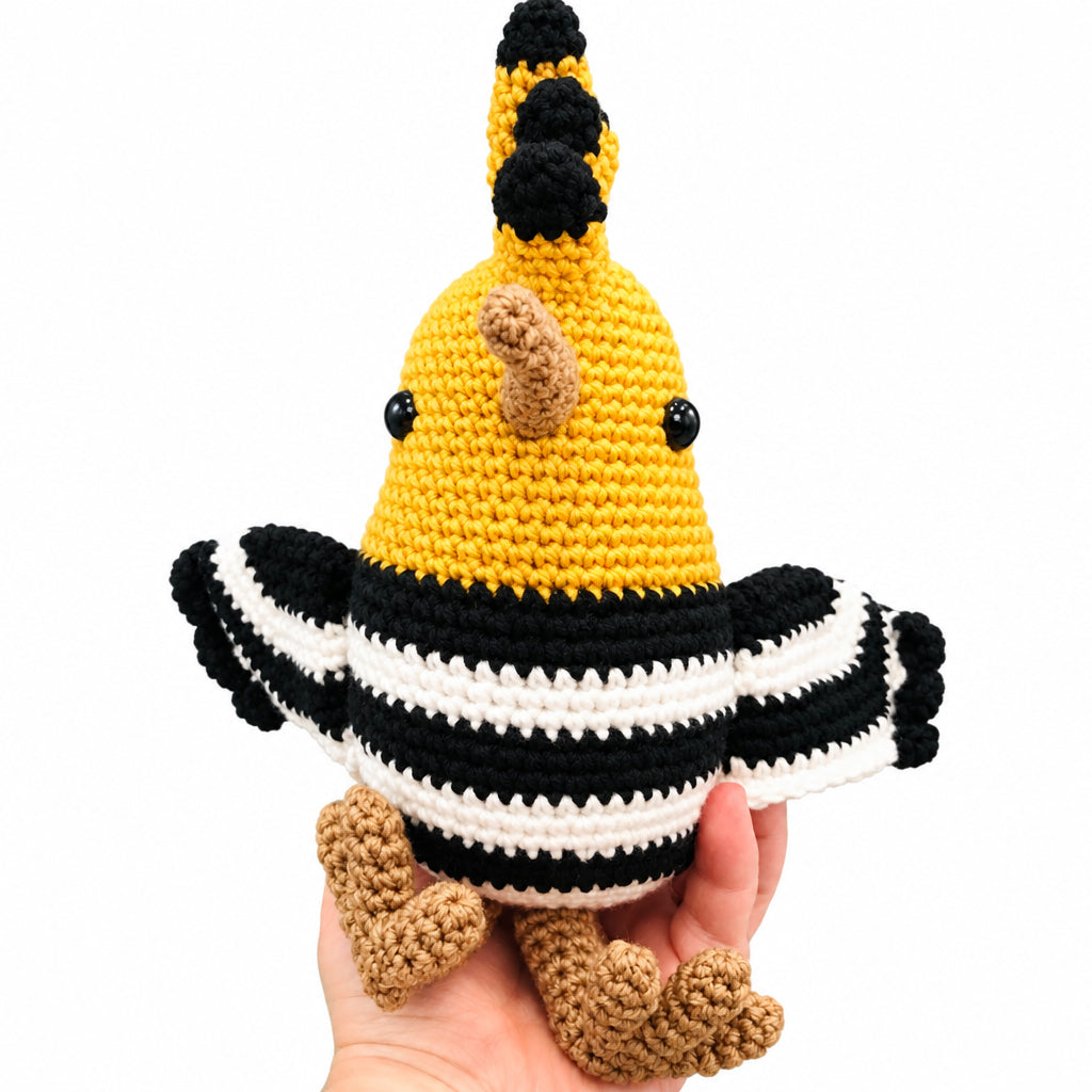 Hoopoe Amigurumi Crochet Bird Toy