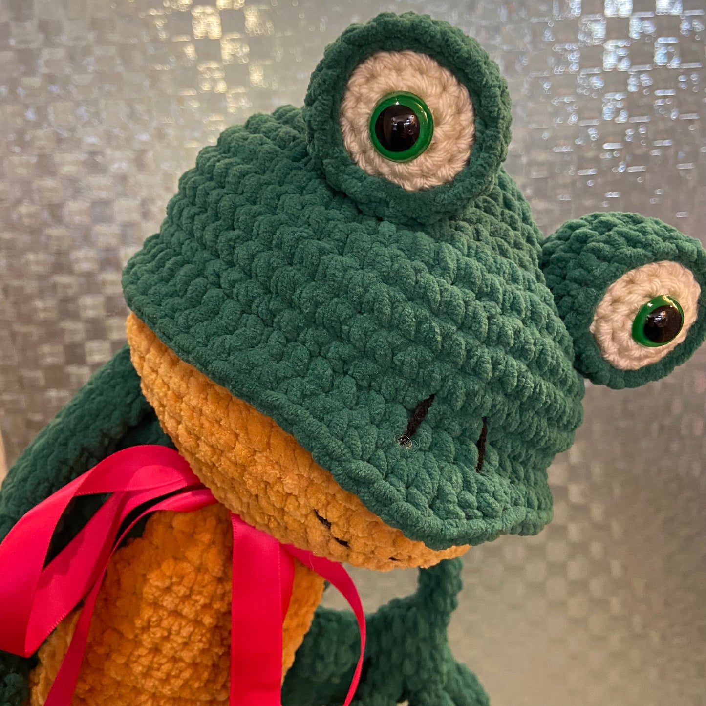 Frog Crochet Toy