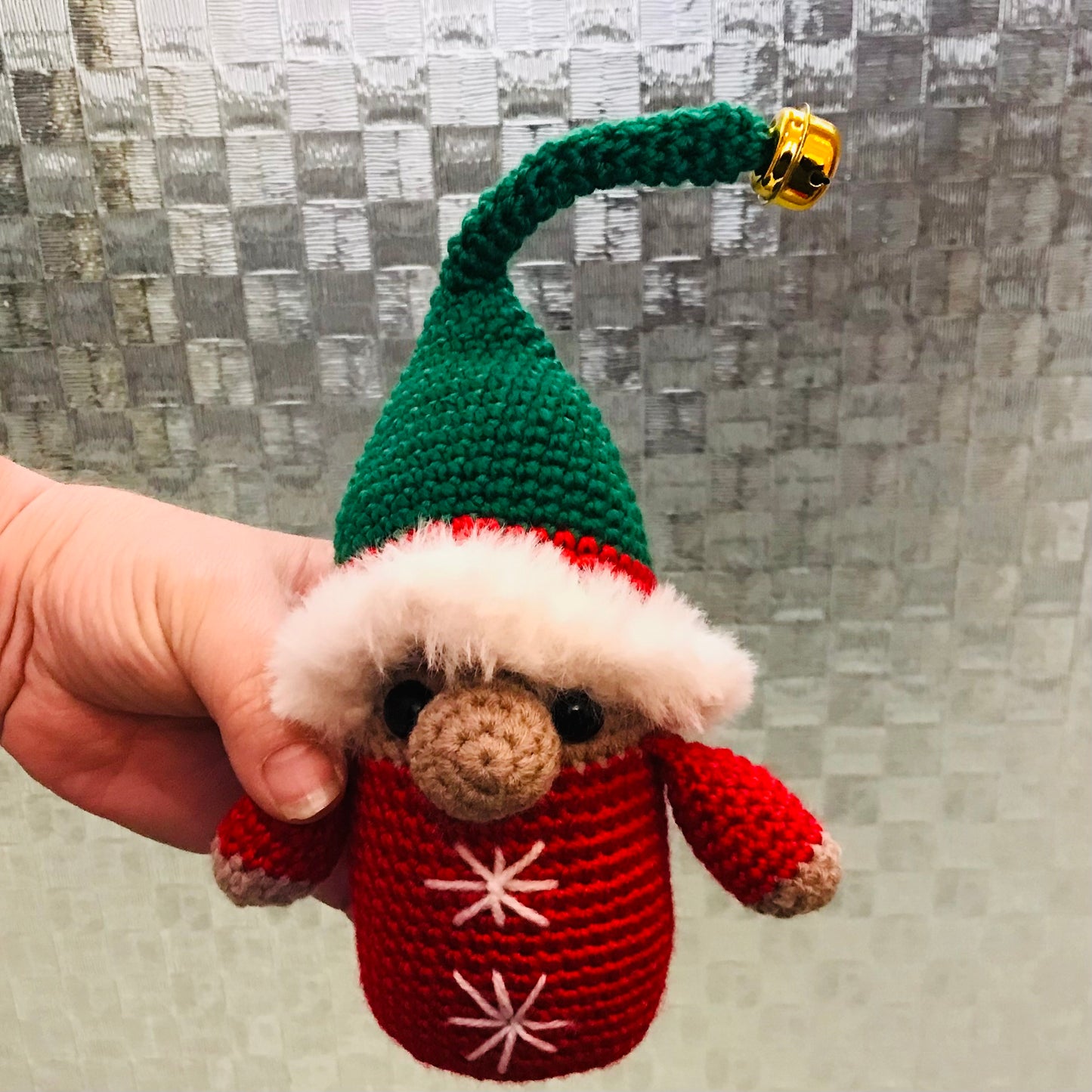 Christmas Shelf Elf Crochet Toy