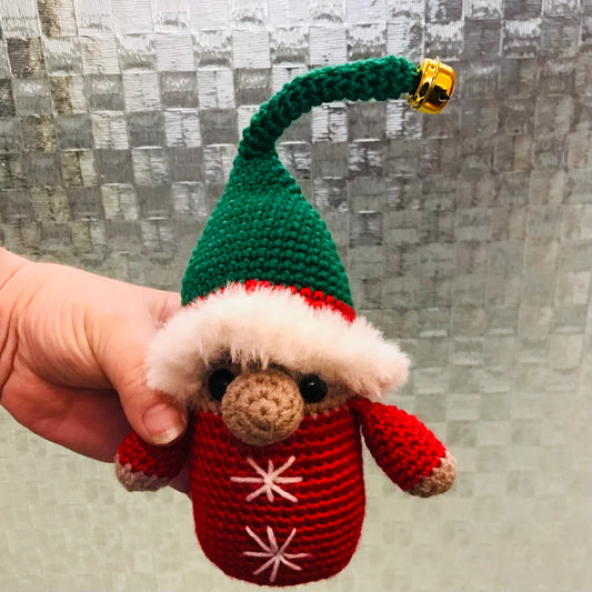 Christmas Shelf Elf Crochet Toy