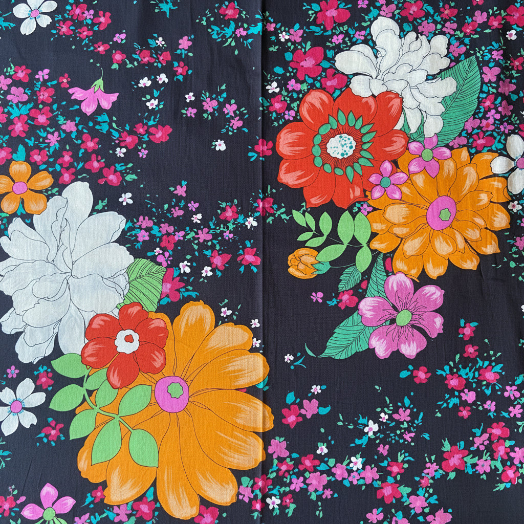 Custom Lamp Shade only - Midnight Floral