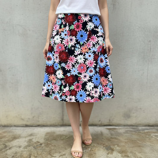 Women's Handmade Pocket Skirt - Dahlia