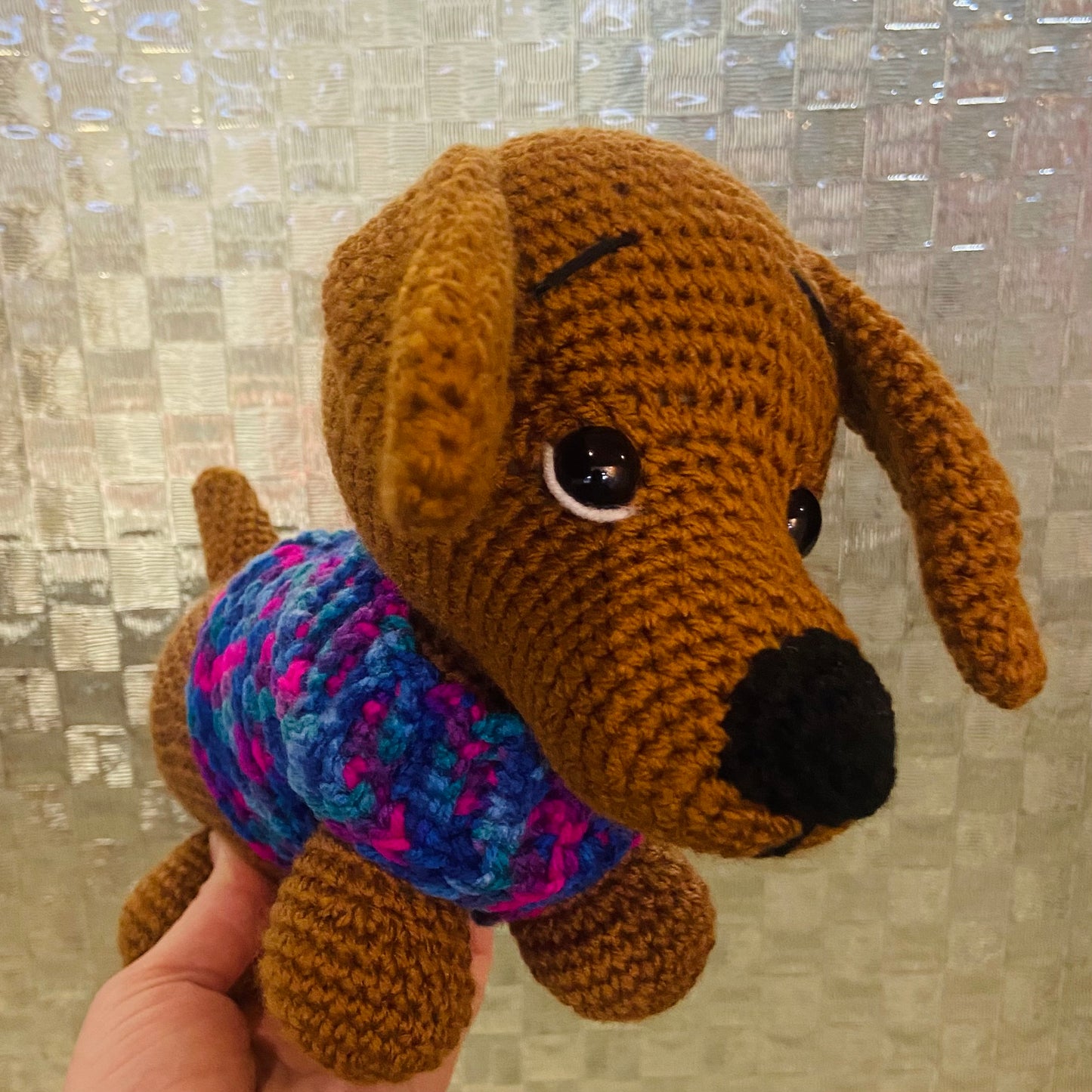 Dachshund Crochet Toy