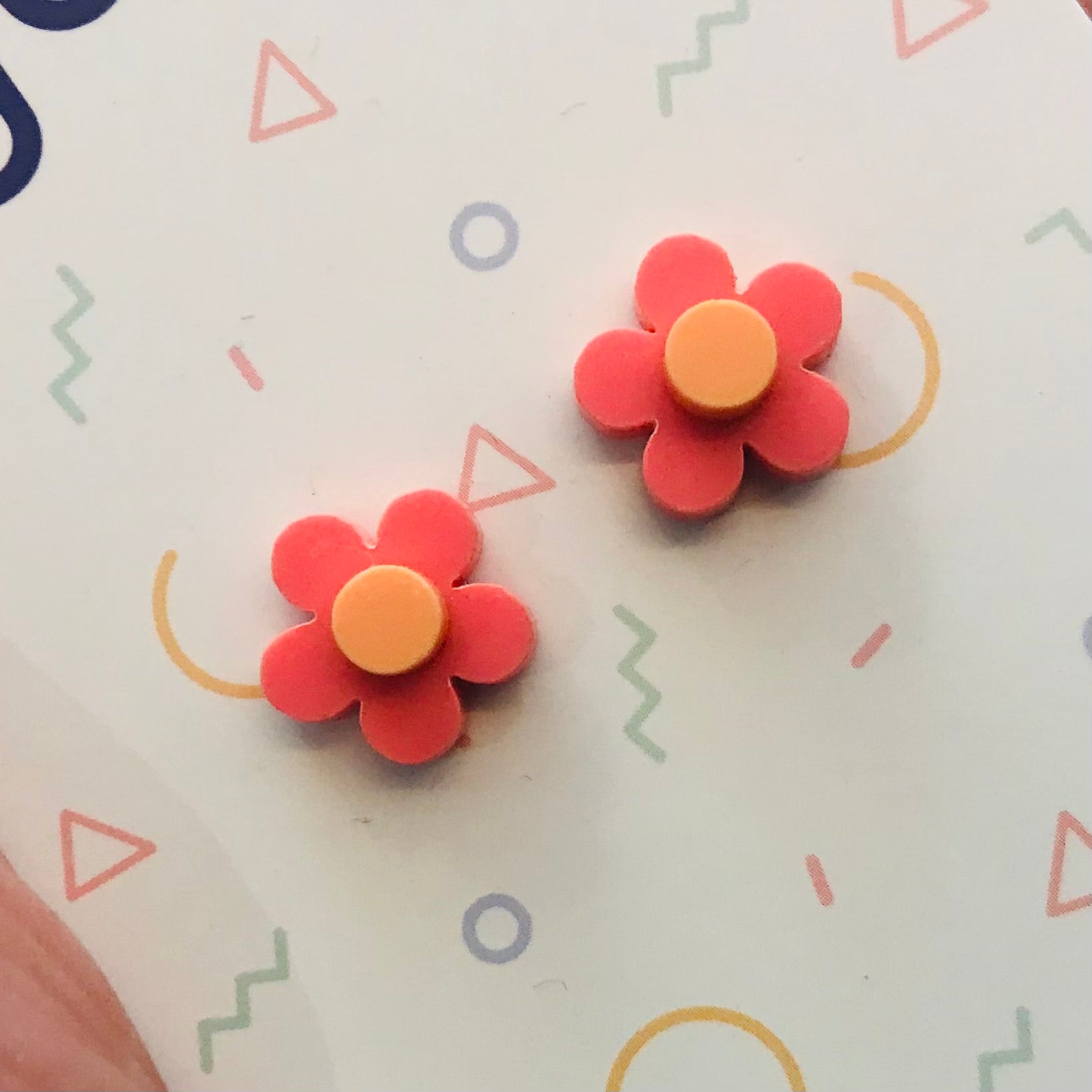 Flower Stud Earrings