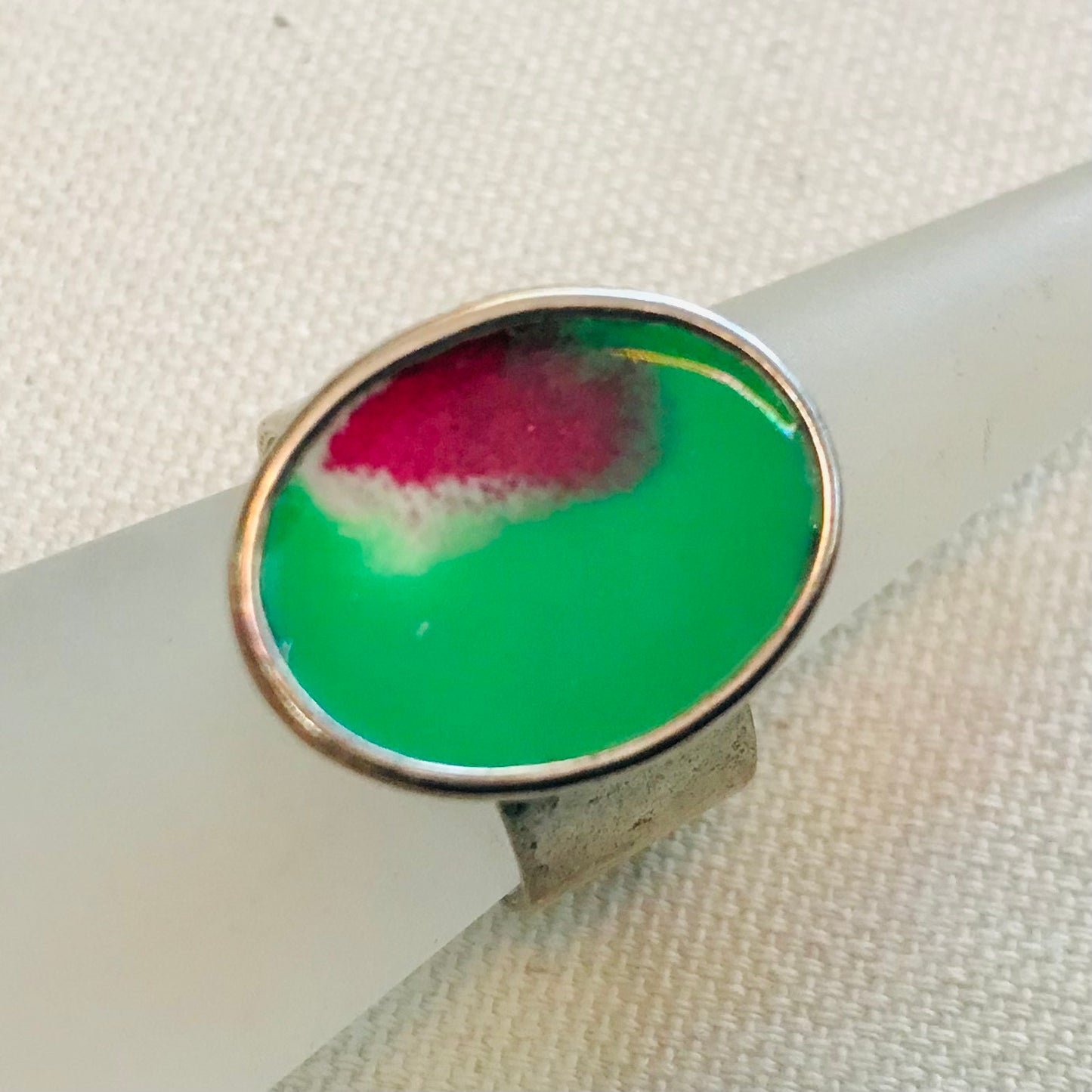 Mixed Metal & Resin adjustable rings