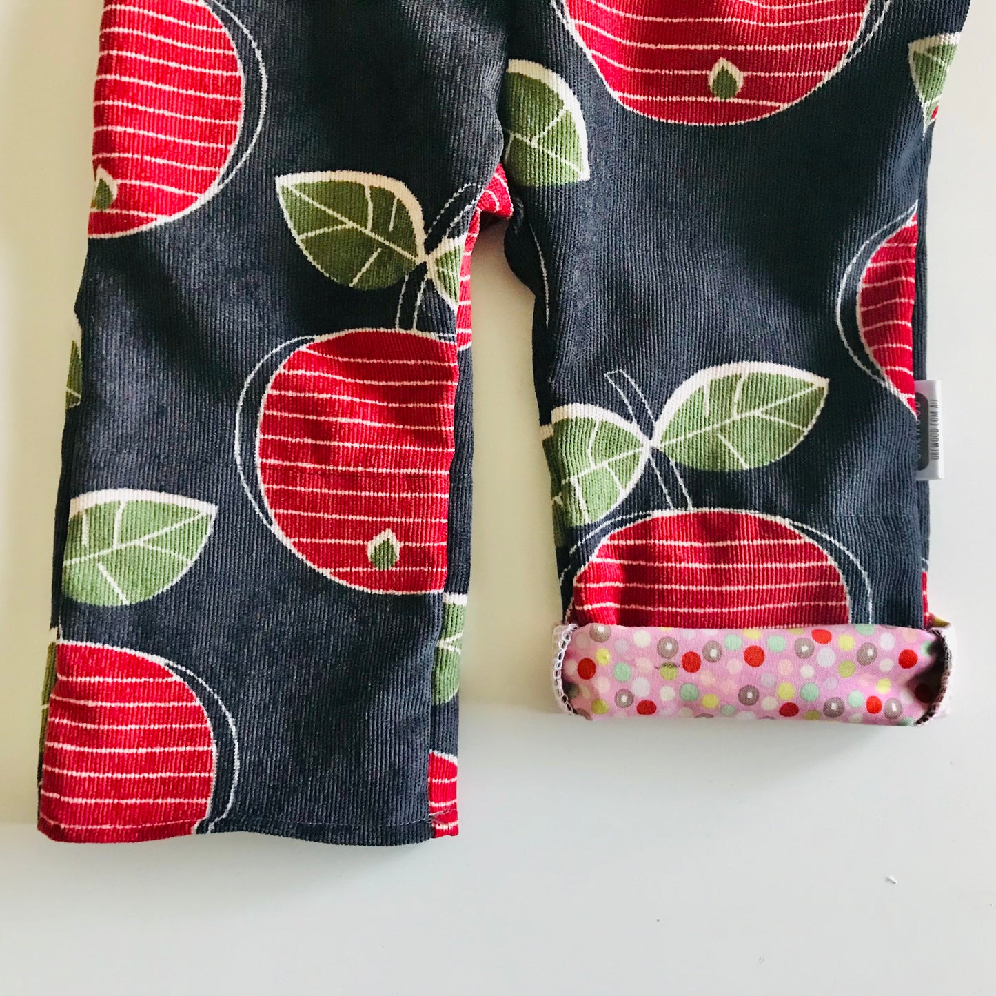 Kids Overalls Dungarees - Apples