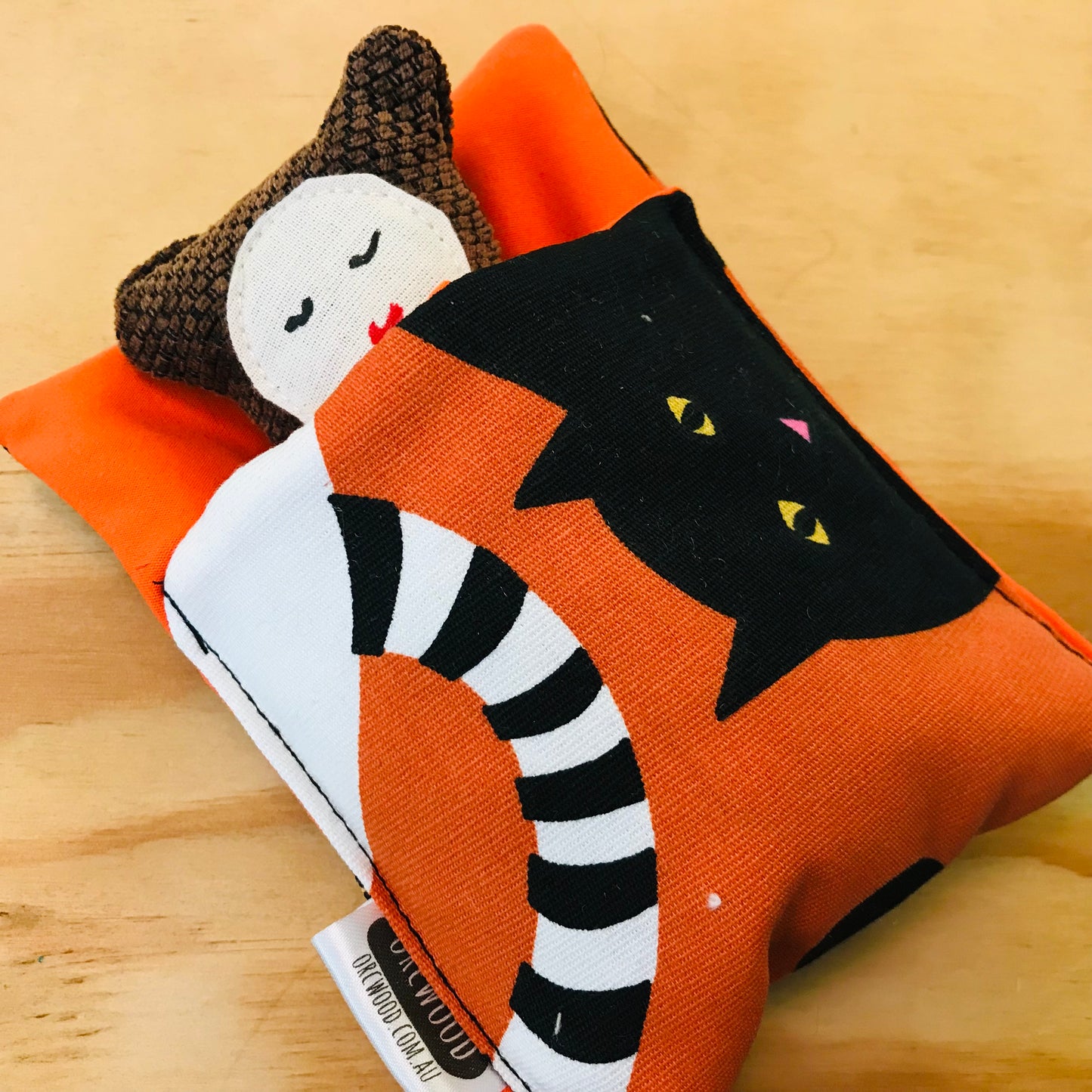 Handmade OOAK Mini Sleepy Bear with Sleeping Bag