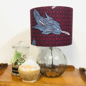 Custom Lamp Shade only - African Wax Print Peace Lilies