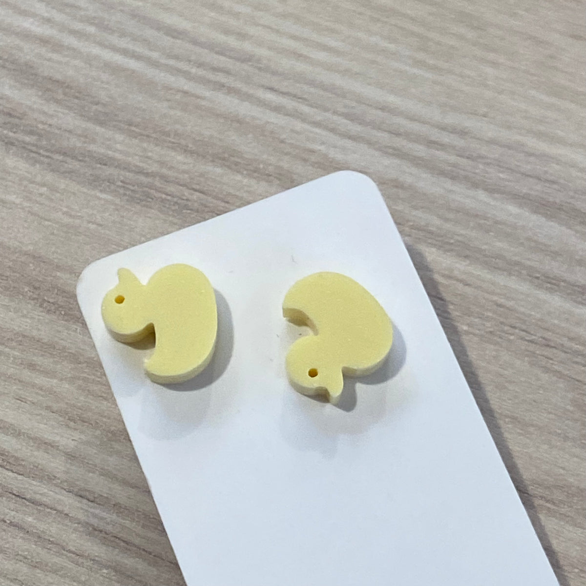 Novelty Studs Earrings - Graphic Acrylic