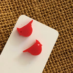 Novelty Studs Earrings - Graphic Acrylic