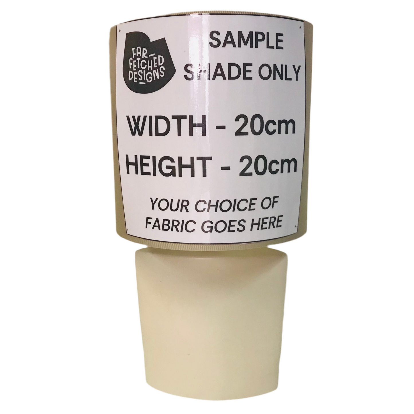 Lamp Base Only - Flattened Oval Ceramic Table Lamp