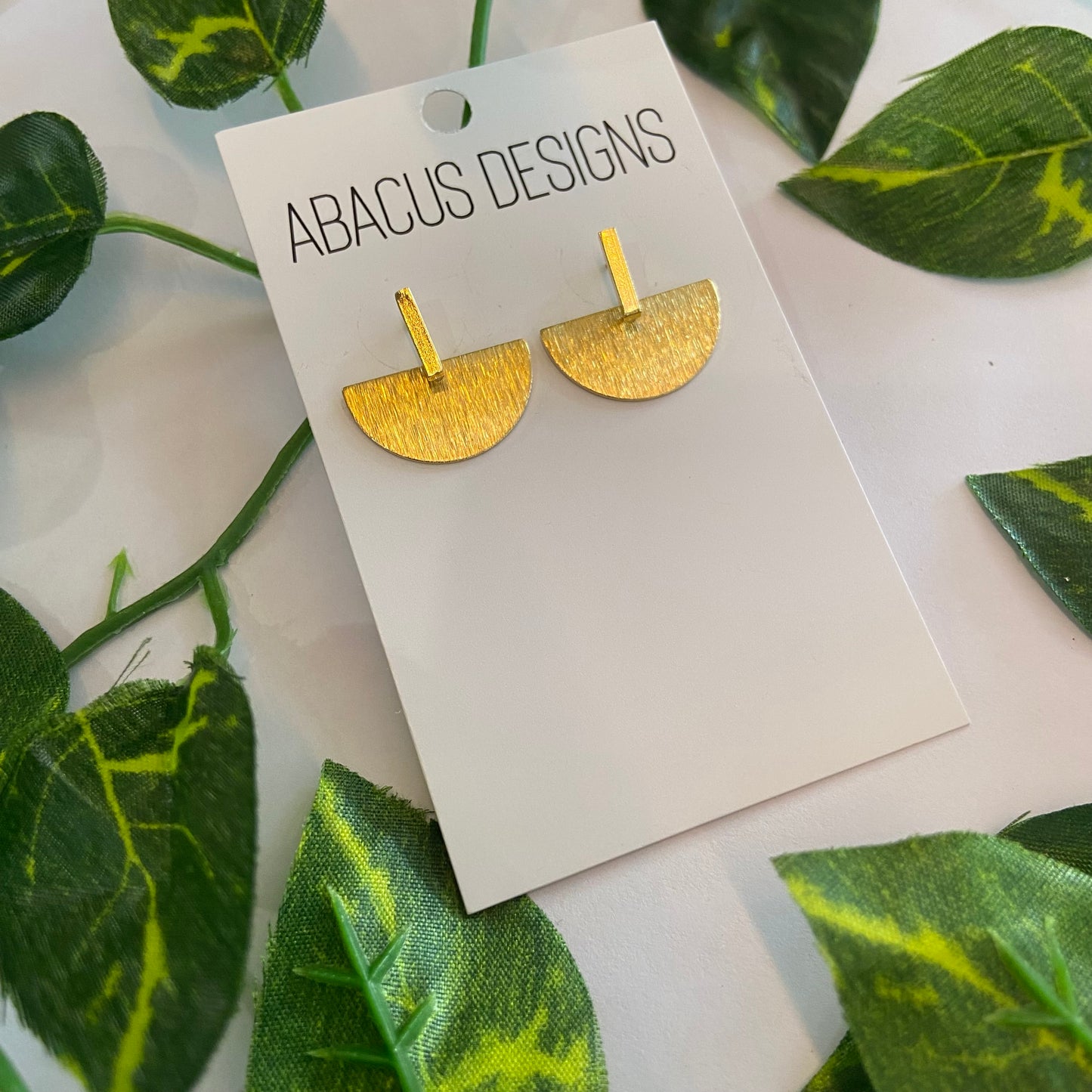 Brass Dangle Earrings
