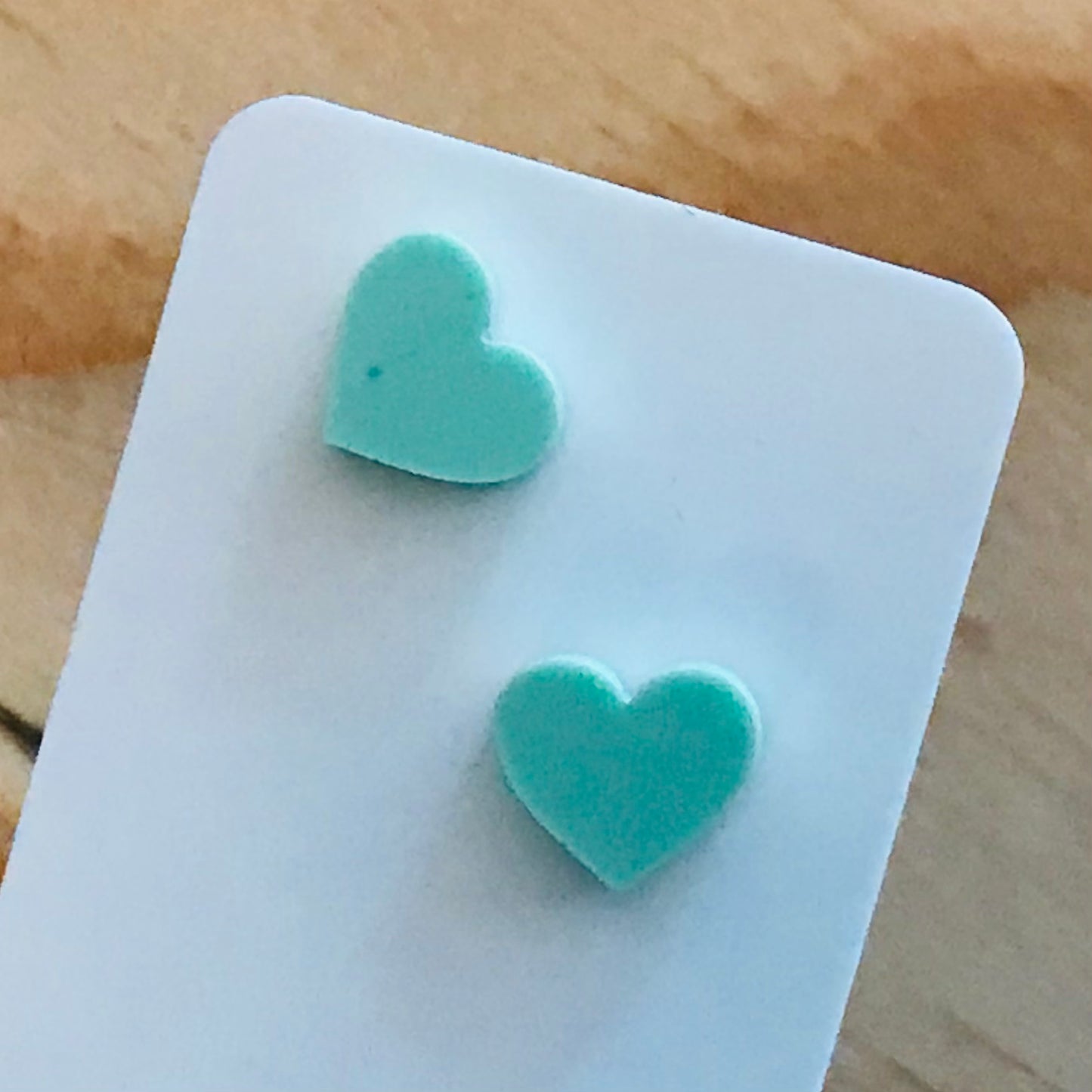 Novelty Studs Earrings - Graphic Acrylic