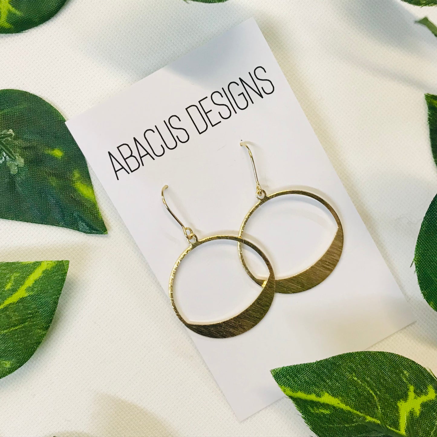 Brass Dangle Earrings