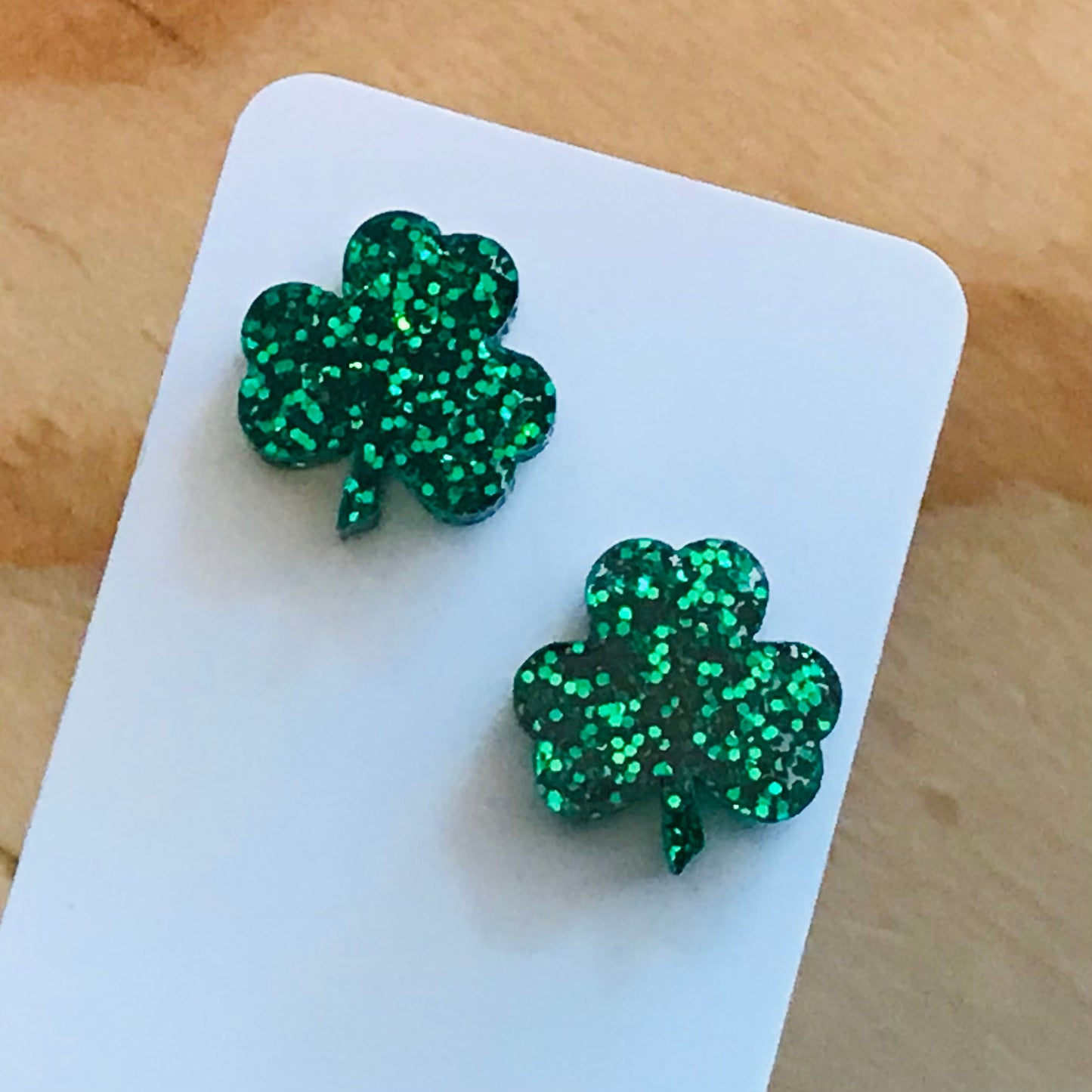 Novelty Studs Earrings - Graphic Acrylic