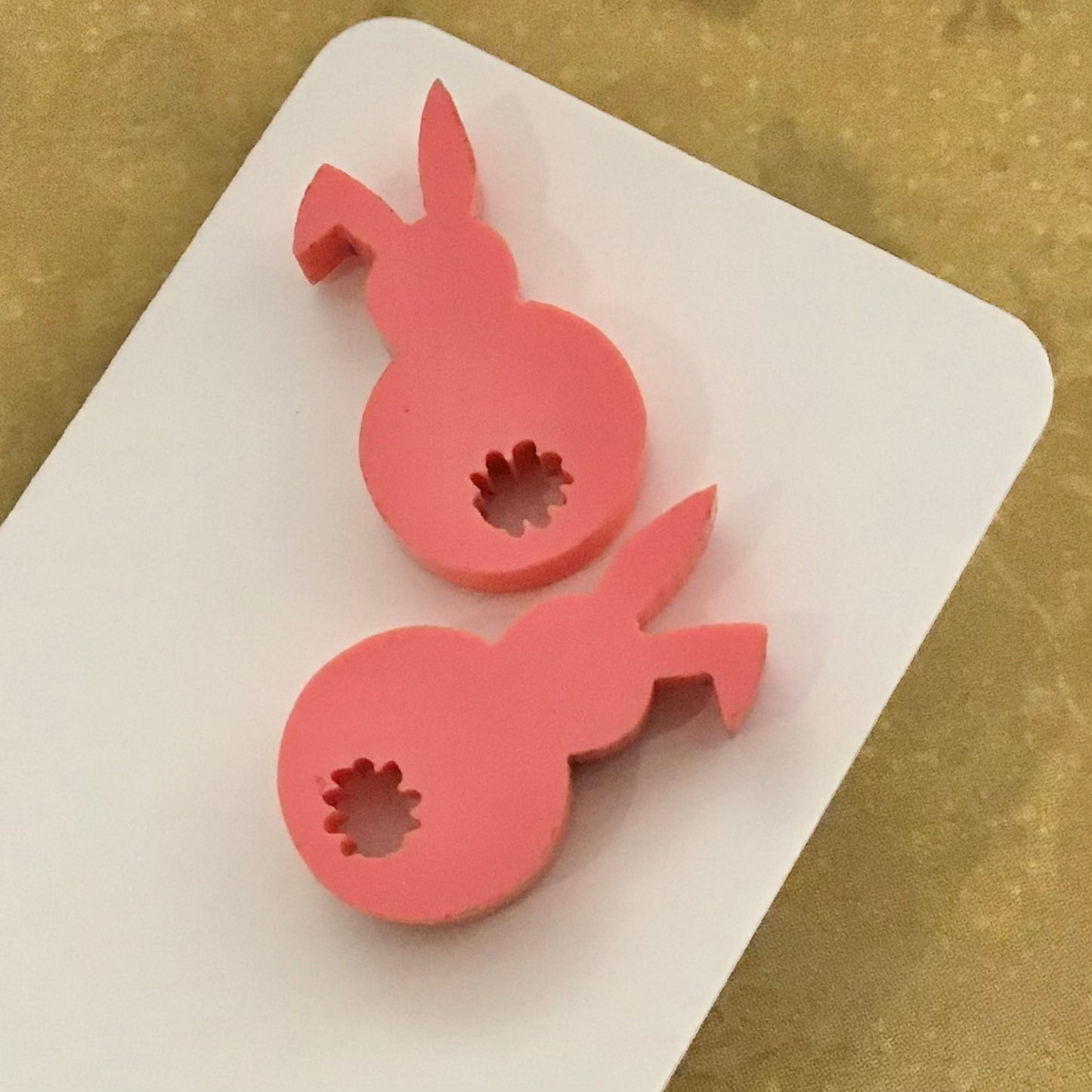 Novelty Studs Earrings - Graphic Acrylic