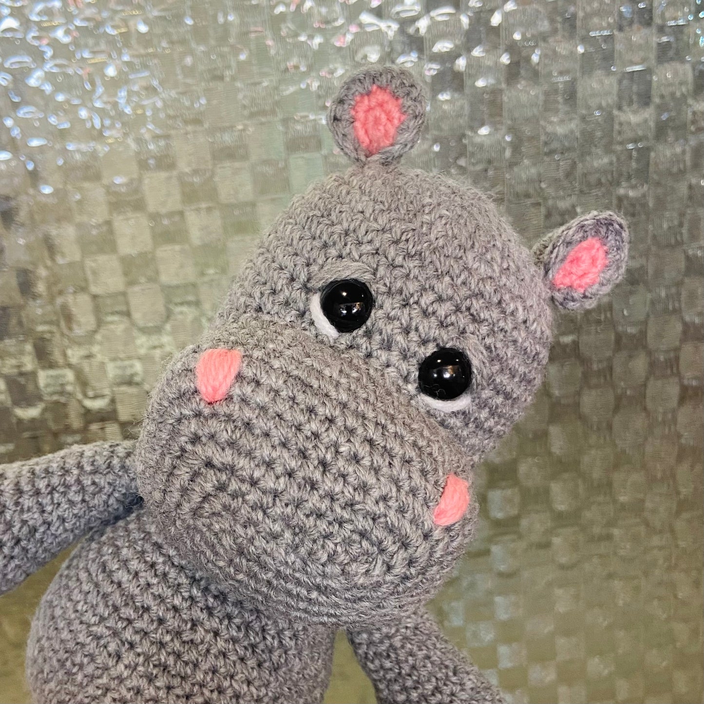 Crochet Hippo Toy