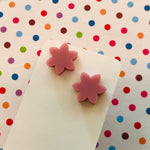 Novelty Studs Earrings - Graphic Acrylic