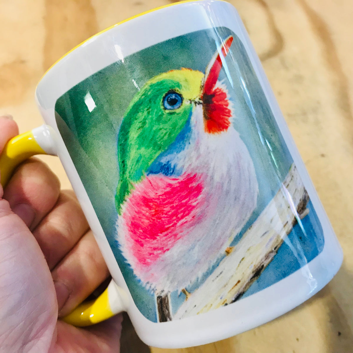 Ceramic Mug - Melissa Baldrey Brown art