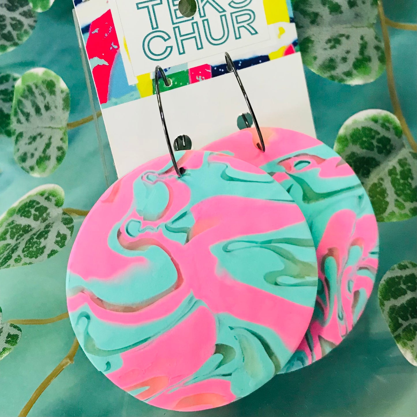 Polymer Clay Earrings - Spheres