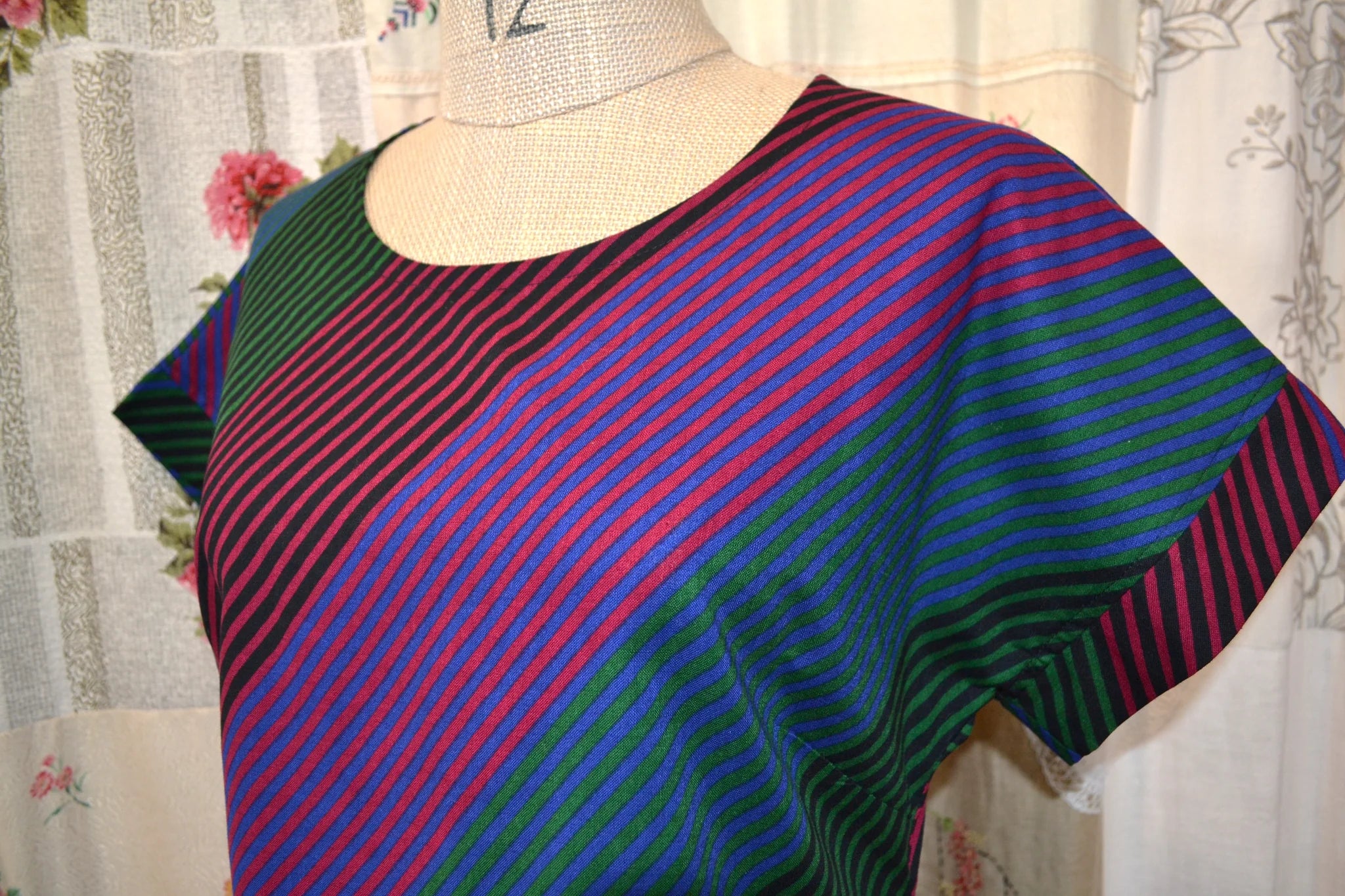 Women's Handmade Crafter Top - Finia Stripe