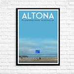 Vintage Poster - Altona Flemings Pool