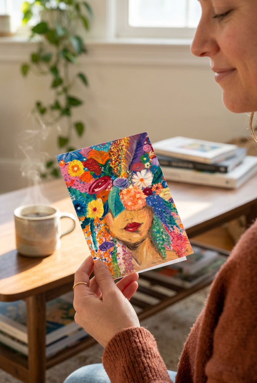 Art Blank Greeting Cards