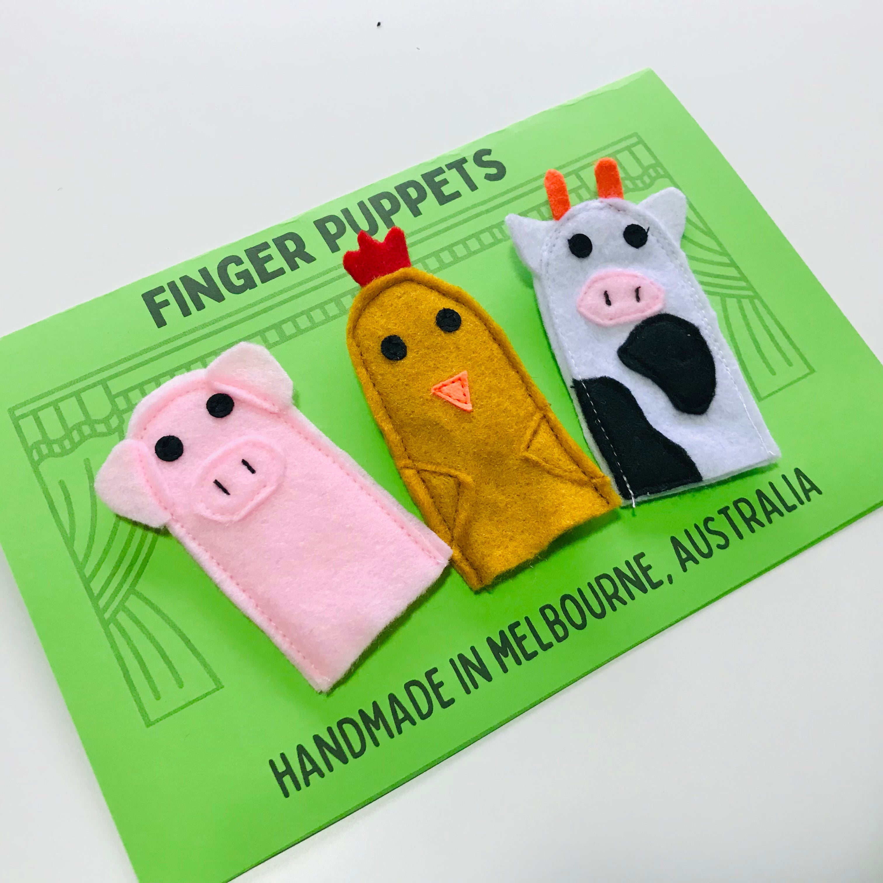 Felt Handmade Finger Puppet Sets