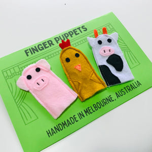 Felt Handmade Finger Puppet Sets