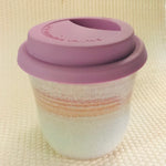 Handmade Travel Cup with Silicone Lid