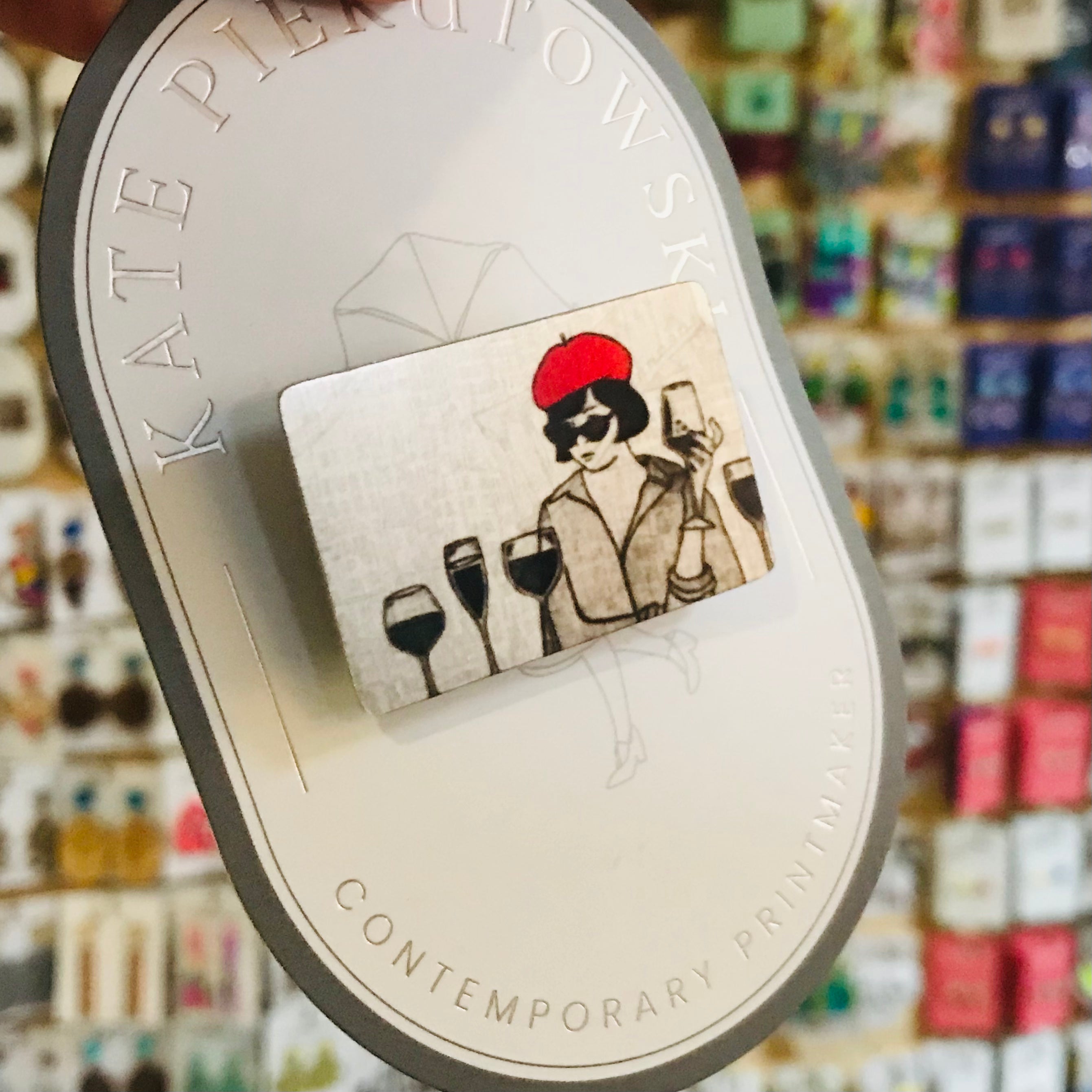 Aluminium Original Art Brooch / Pendant