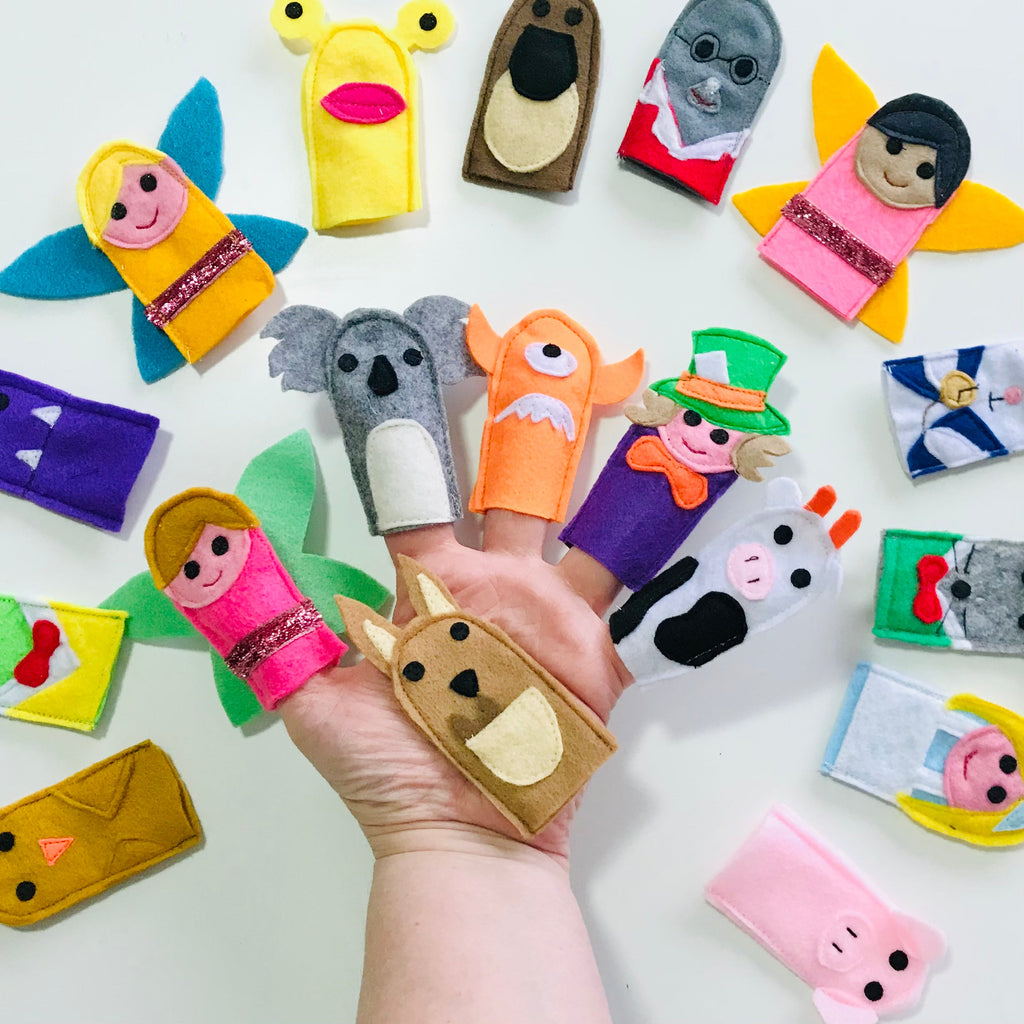 Felt Handmade Finger Puppet Sets