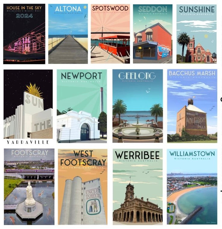 2024 Melbourne's Mighty West Calendar by Kerrie Gottliebsen