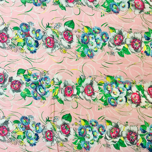 Custom Lamp Shade only - Kitsch Retro Pink Floral