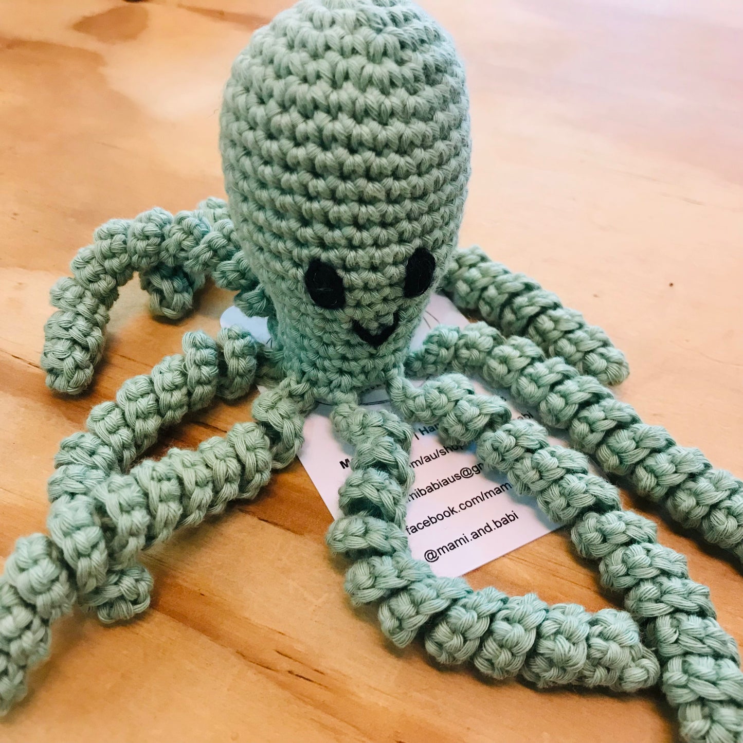 Octopus Crochet Toy - 100% cotton for Premmies & Newborns