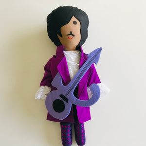 Prince Purple Rain Cloth Doll
